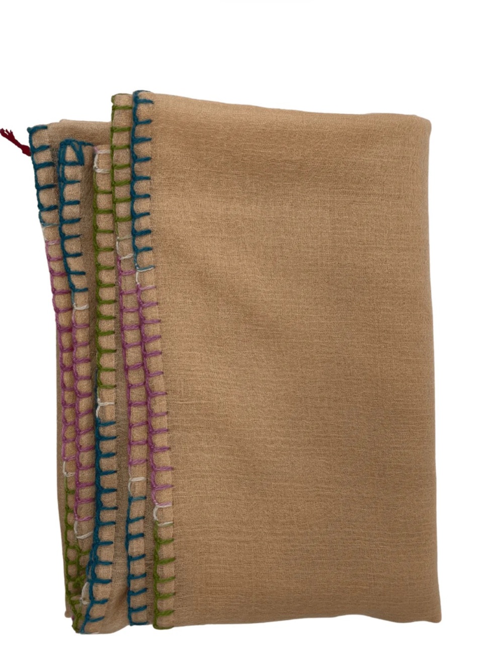 Bajra Ultra Cashmere Multi-Stitch Stole in Peony Blush - NWT!